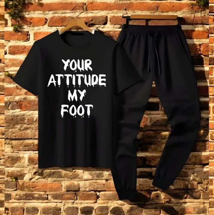 Tracksuit New Design Your Attitude My Foot printed