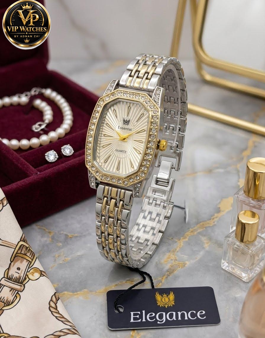 Premium Girls’ Jewelry Watch – Elegant Dial, Stylish Chain & Trendy Design ⌚