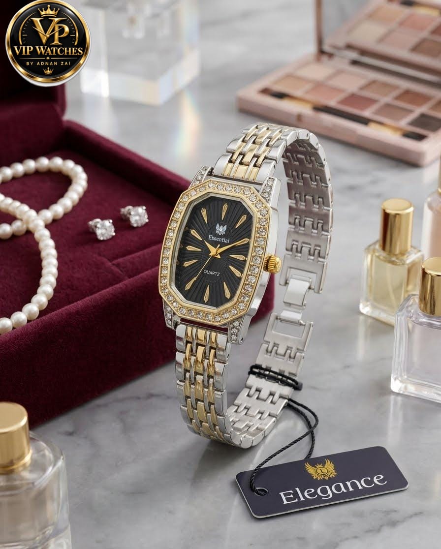 Premium Girls’ Jewelry Watch – Elegant Dial, Stylish Chain & Trendy Design ⌚