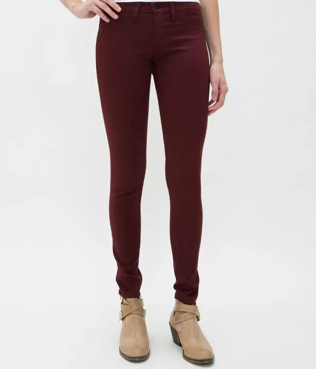 Maroon High quality best quality denim jeans for her