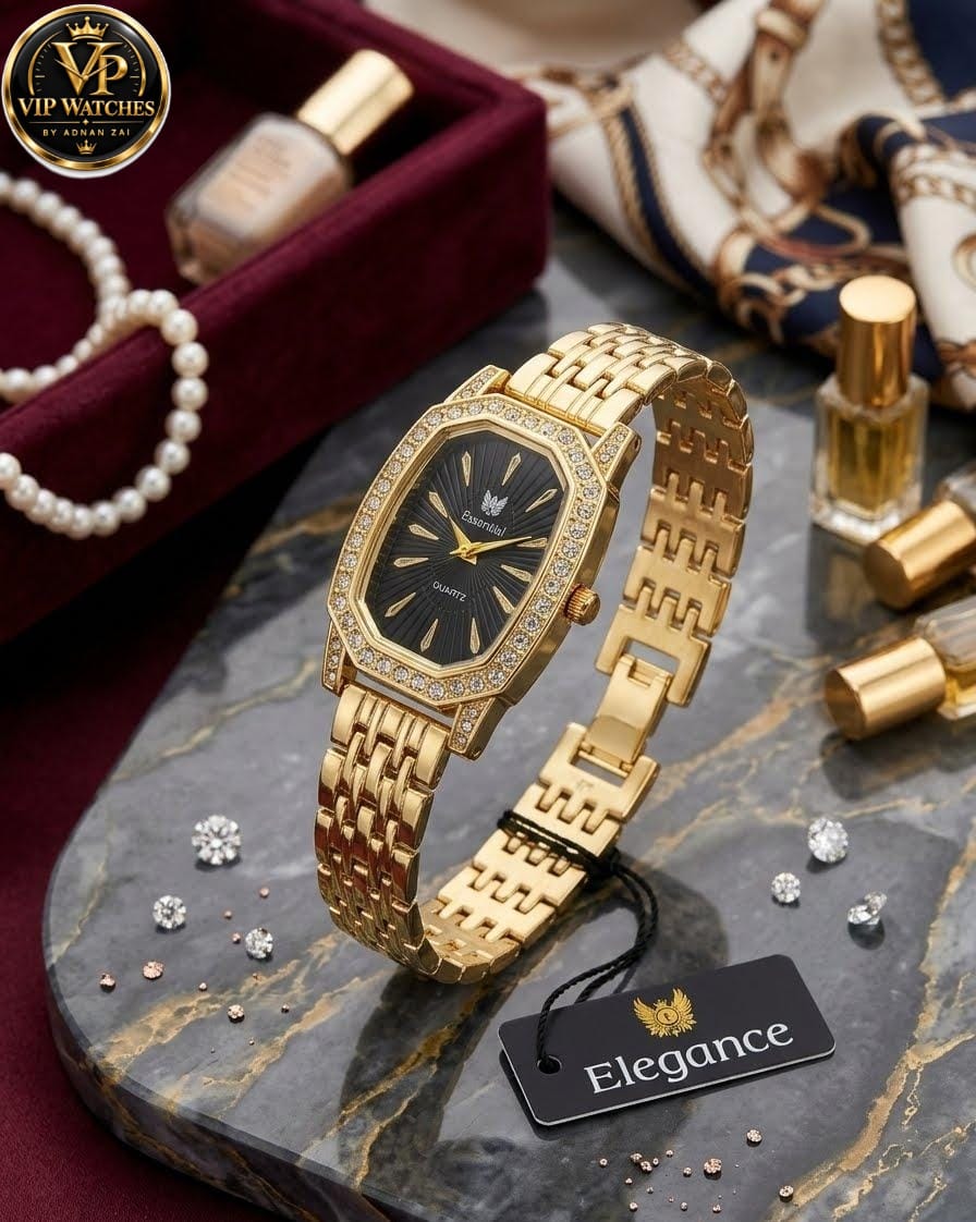 Premium Girls’ Jewelry Watch – Elegant Dial, Stylish Chain & Trendy Design ⌚