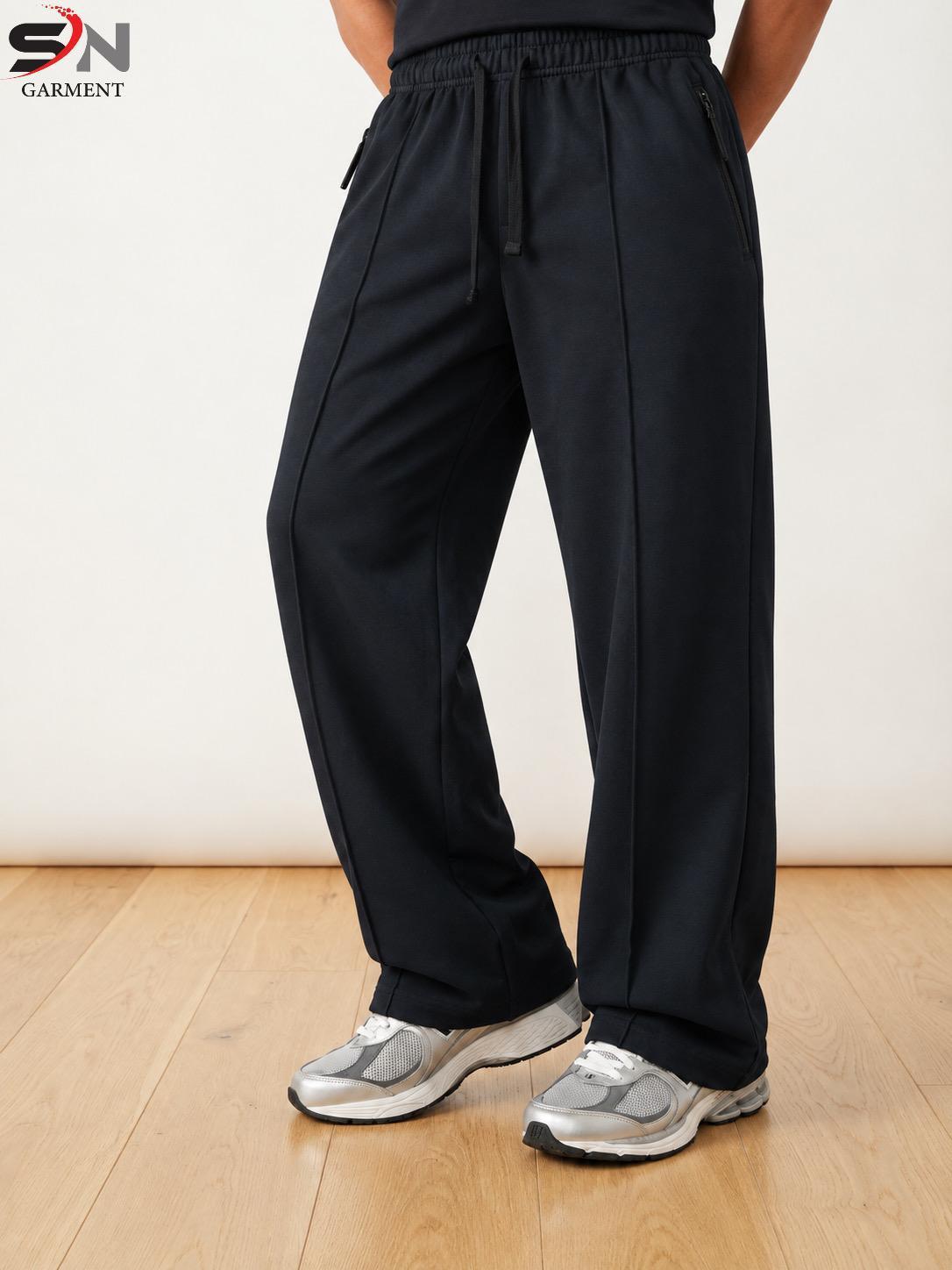 Vintage Zip-Pocket Baggy Trousers – Urban Streetwear Style