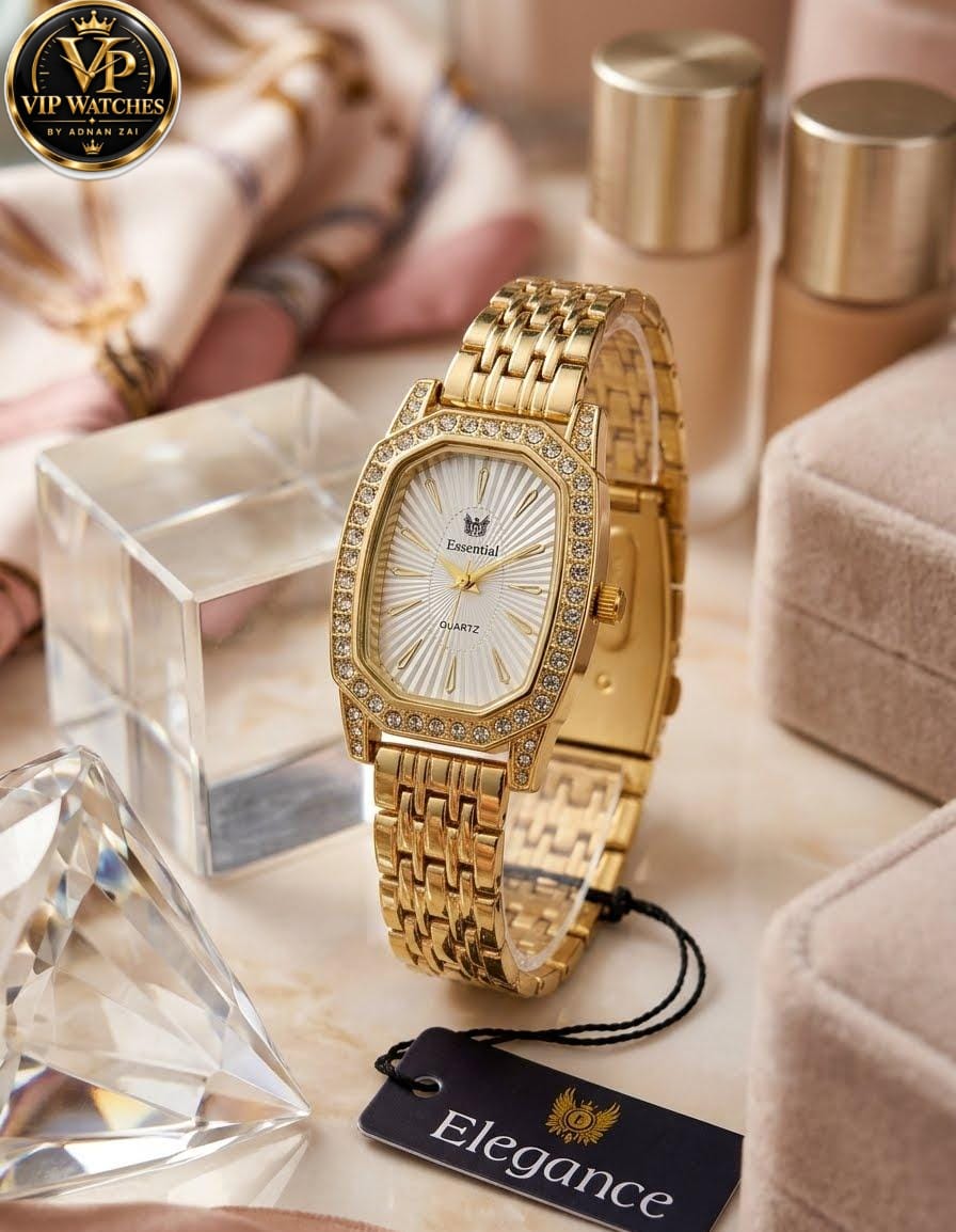 Premium Girls’ Jewelry Watch – Elegant Dial, Stylish Chain & Trendy Design ⌚