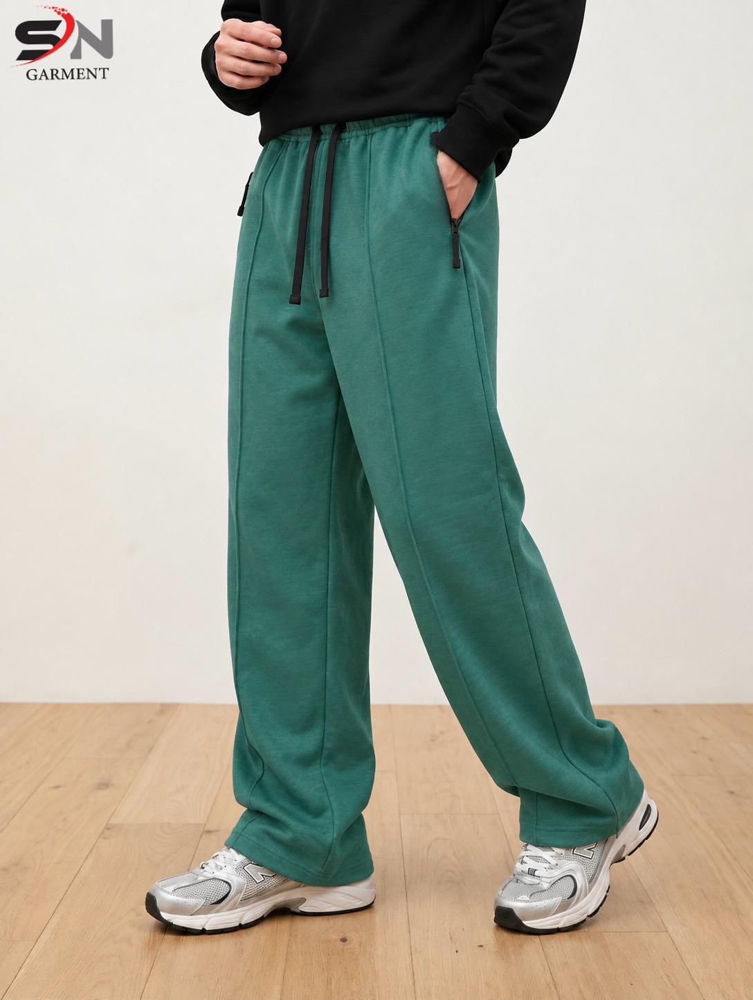 Vintage Zip-Pocket Baggy Trousers – Urban Streetwear Style