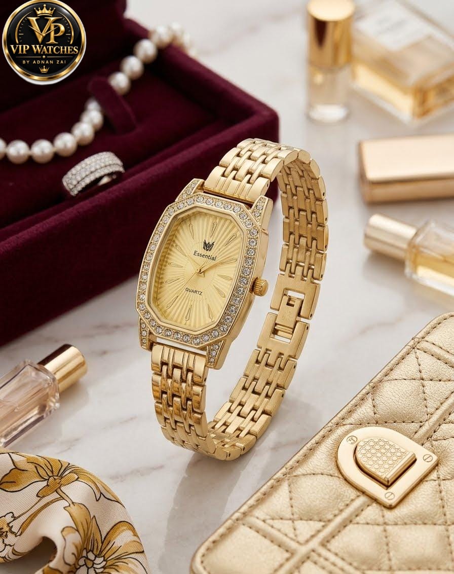Premium Girls’ Jewelry Watch – Elegant Dial, Stylish Chain & Trendy Design ⌚