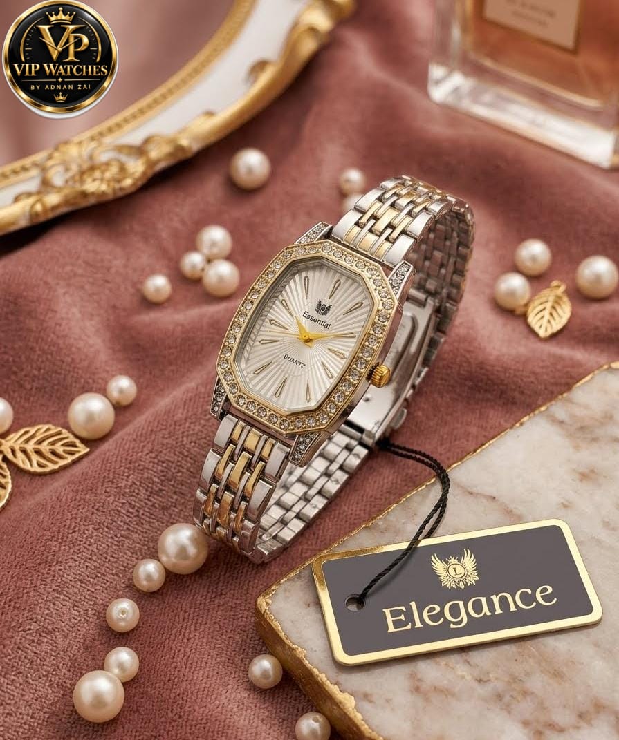 Premium Girls’ Jewelry Watch – Elegant Dial, Stylish Chain & Trendy Design ⌚