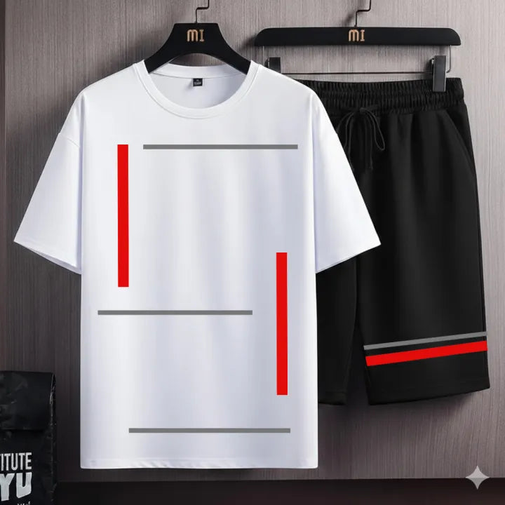 Printed Tshirt and Short Tracksuit for mens