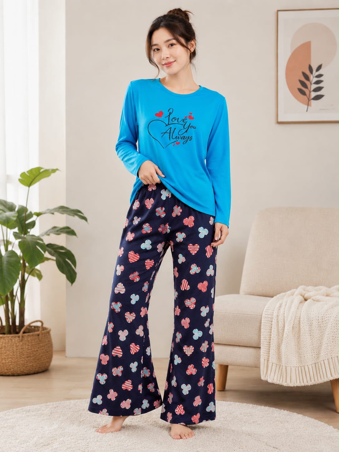 Ladies’ 2-Piece Sweat Suit – Chic Relaxed Look