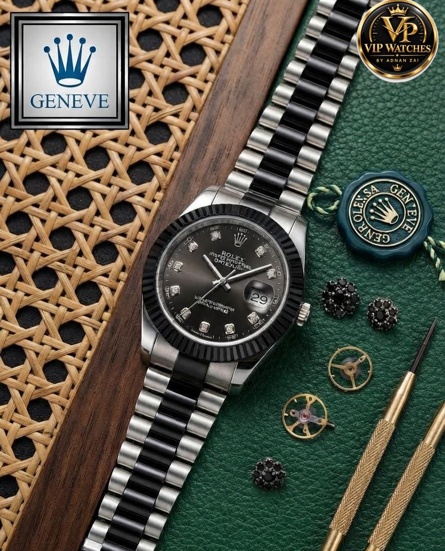 Rolex Datejust Men's Watch – Heavy Metal Steel Chain, Master Steel Lock