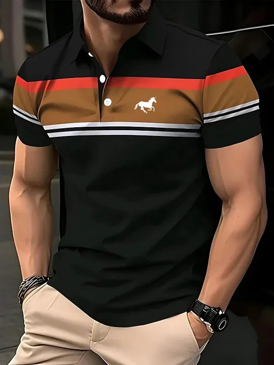 2026 New Style Men's Polo Shirt - Breathable Lightweight Casual Fashionable 3D Print - Streetwear Men's Clothing