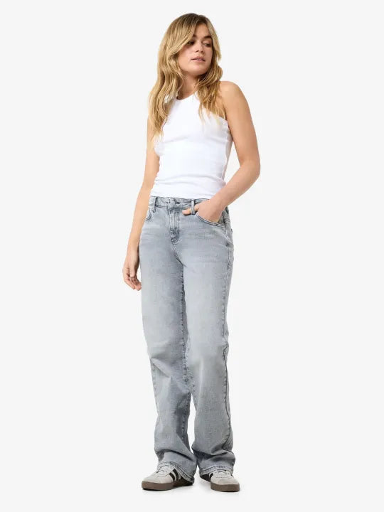 ZARA Denim jeans Wide Leg Baggy Style Straight Pants For Women