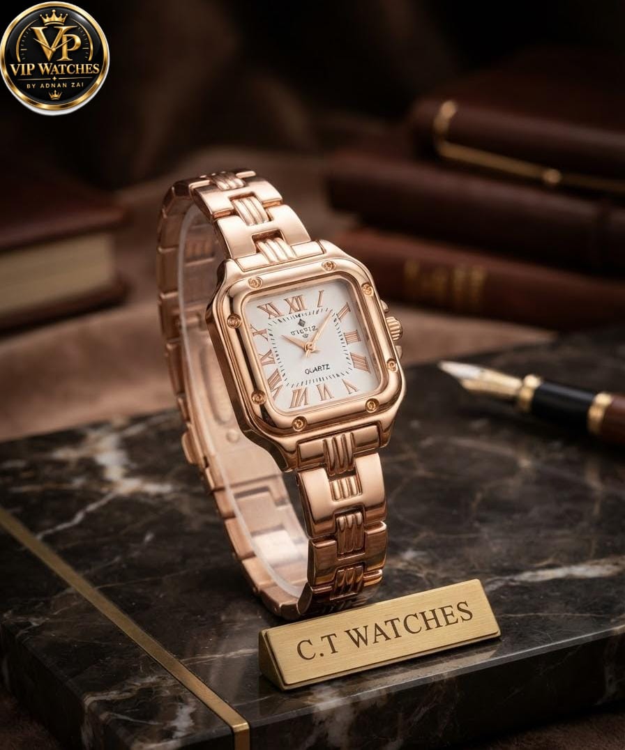 Premium Girls’ Jewelry Watch ⌚ | Elegant Dial, Stylish Chain & Trending Fashion Design