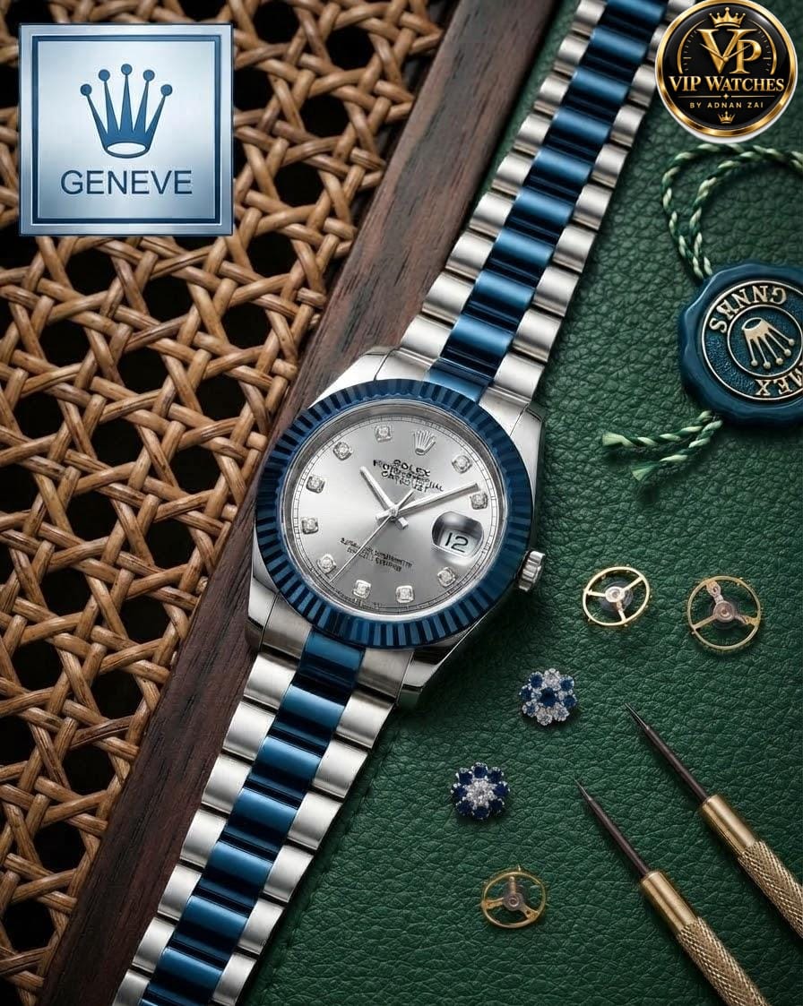 Rolex Datejust Men's Watch – Heavy Metal Steel Chain, Master Steel Lock