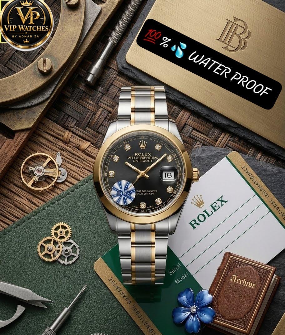 Rolex Datejust Men’s Stainless Steel Watch with Working Date Display ⌚