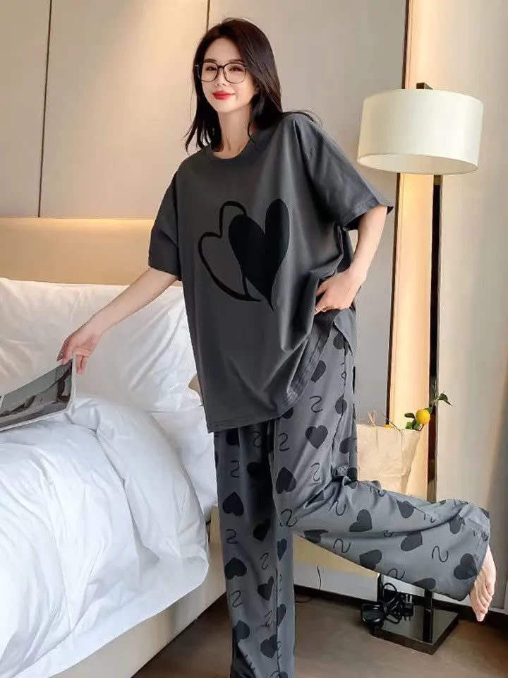 Ladies’ 2-Piece Casual Set – Relaxed Streetwear