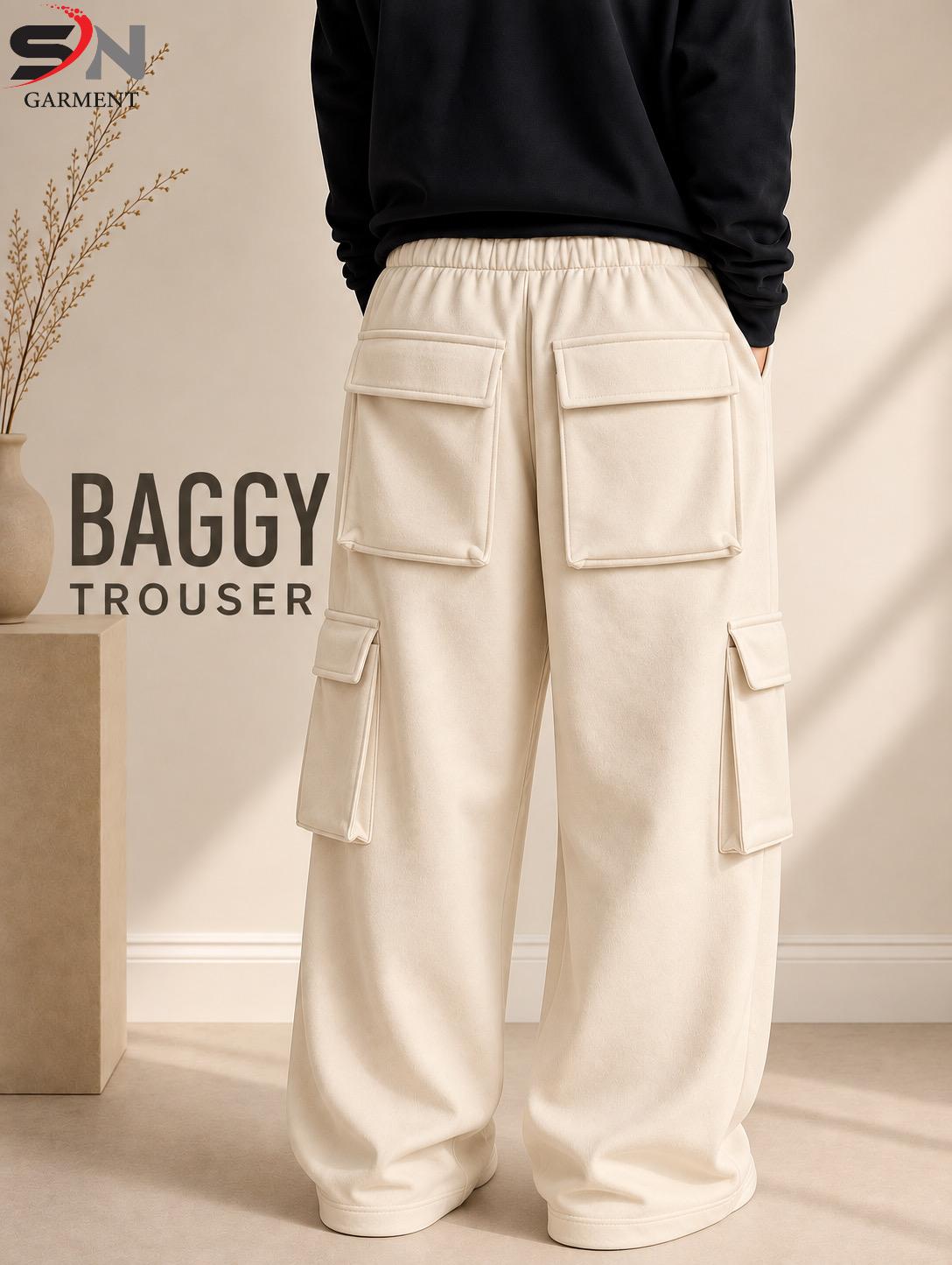 6-Pocket Cargo Baggy Trousers – Utility Streetwear Pants