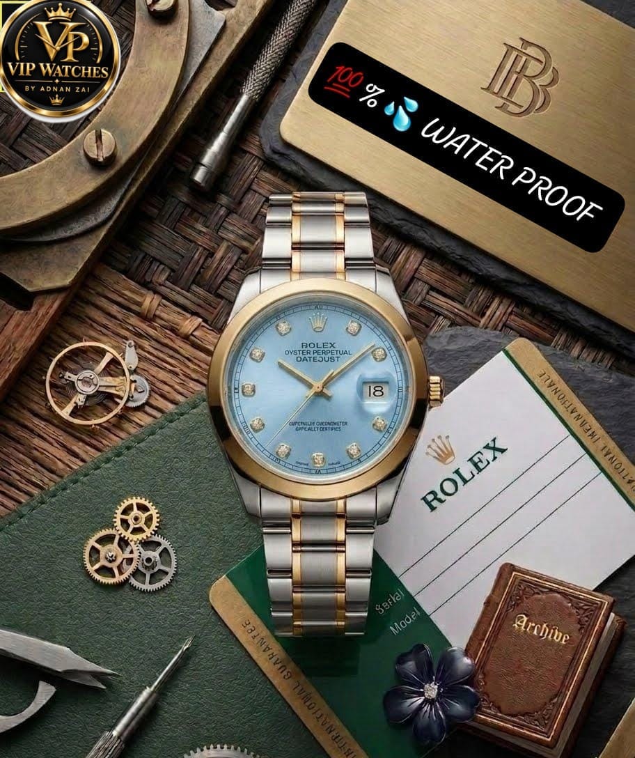 Rolex Datejust Men’s Stainless Steel Watch with Working Date Display ⌚