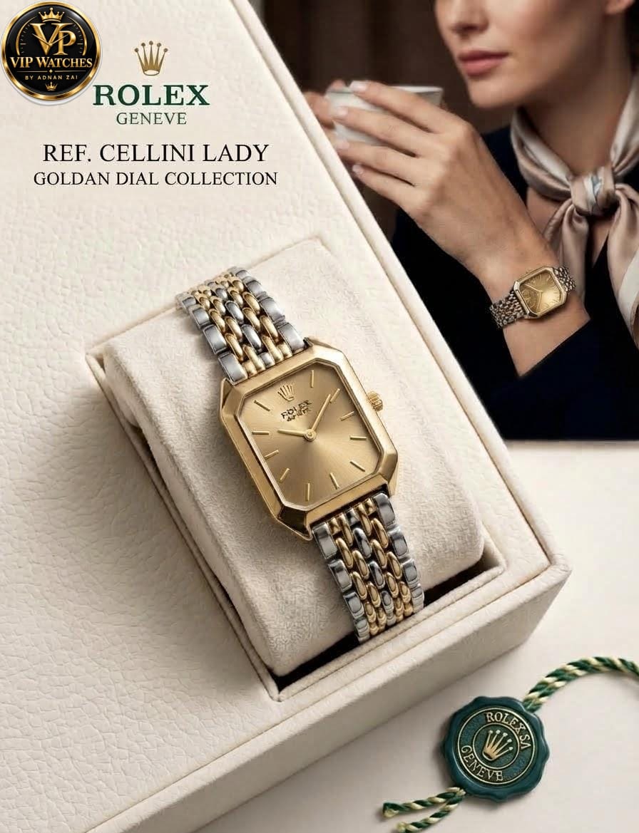 Rolex-Inspired Women’s Vintage Watch – Elegant Dial, Stylish Chain & Trendy Colors ⌚✨
