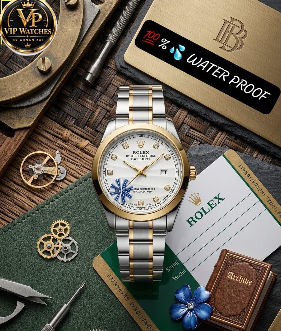 Rolex Datejust Men’s Stainless Steel Watch with Working Date Display ⌚