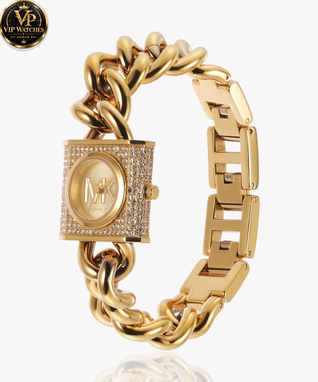 Michael Kors-Inspired Girls’ Bracelet Watch ⌚ | Elegant Dial, Stylish Chain & Trendy Luxury Design
