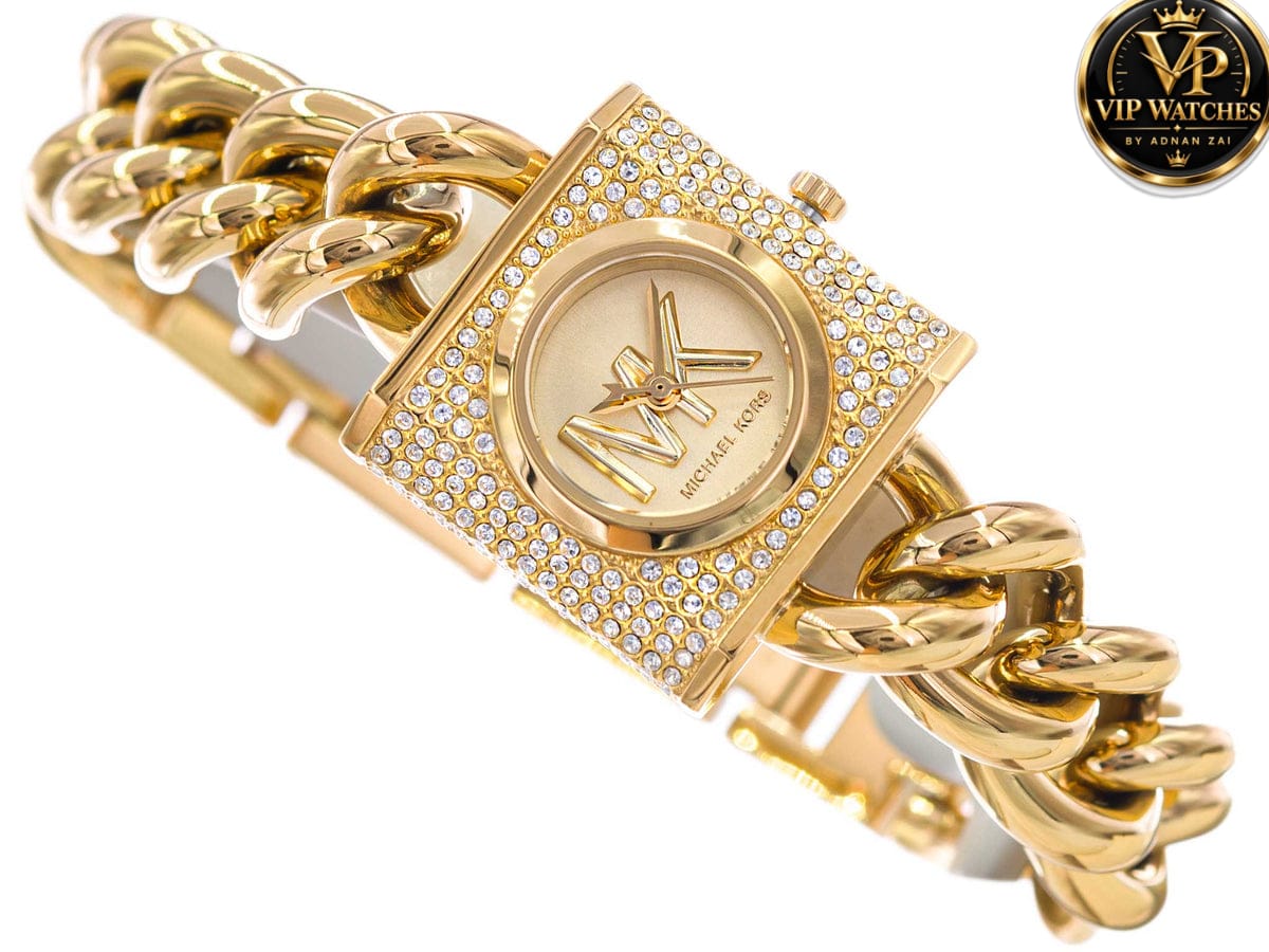 Michael Kors-Inspired Girls’ Bracelet Watch ⌚ | Elegant Dial, Stylish Chain & Trendy Luxury Design