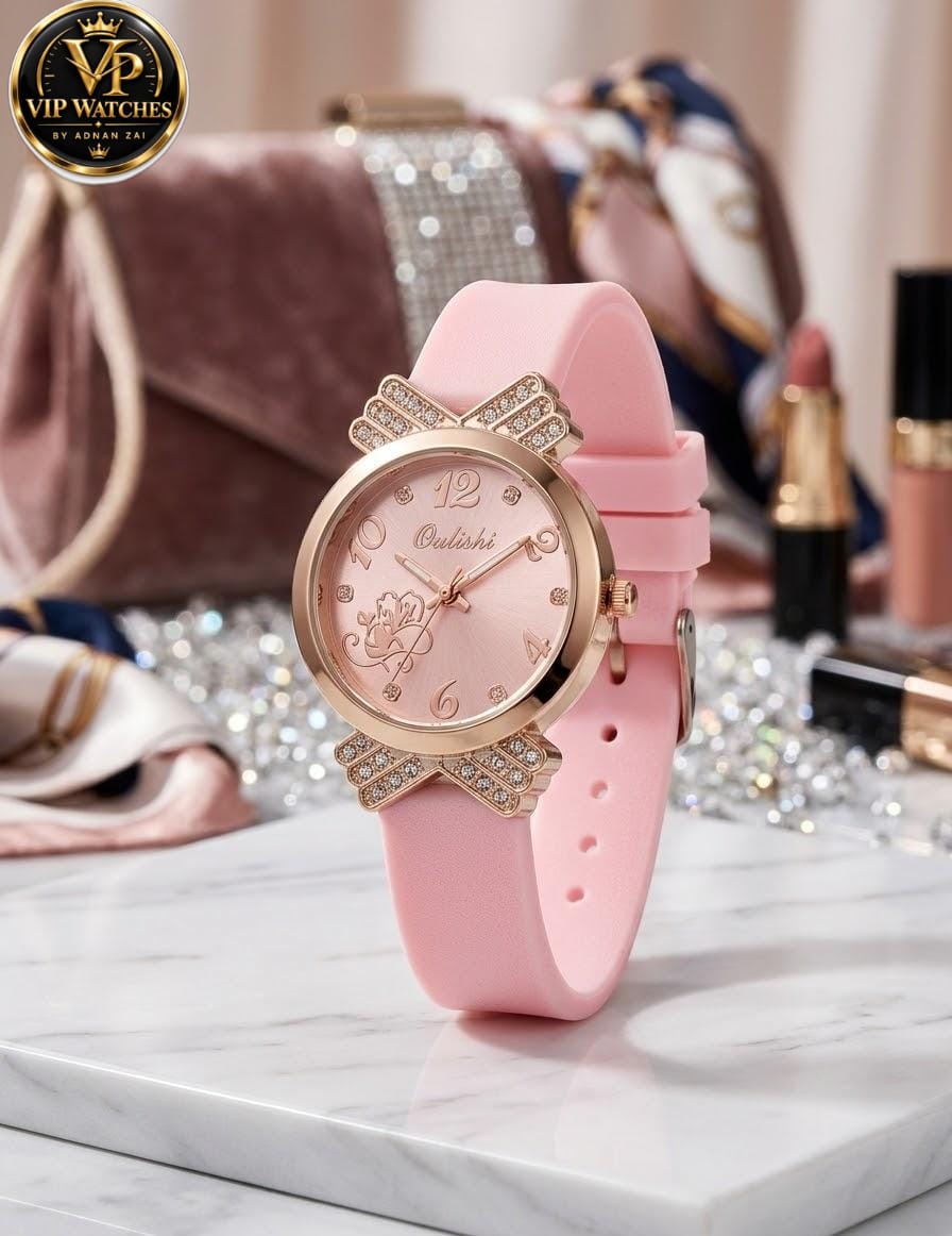 Girls’ Premium Strap Watch – Stylish Dial, Trendy Design & Multiple Colors