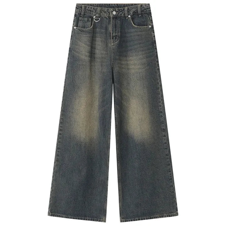 Loose Fit Baggy Denim Jeans – Stylish Men Casual Streetwear Pants