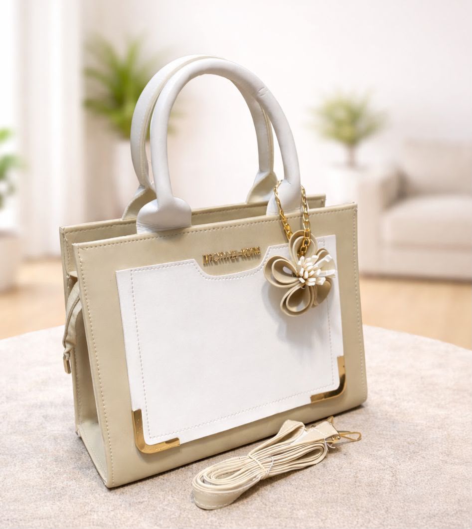 MK Premium Large Tote Bag for Women with Beautiful Keychain – Stylish & Unique Handbag