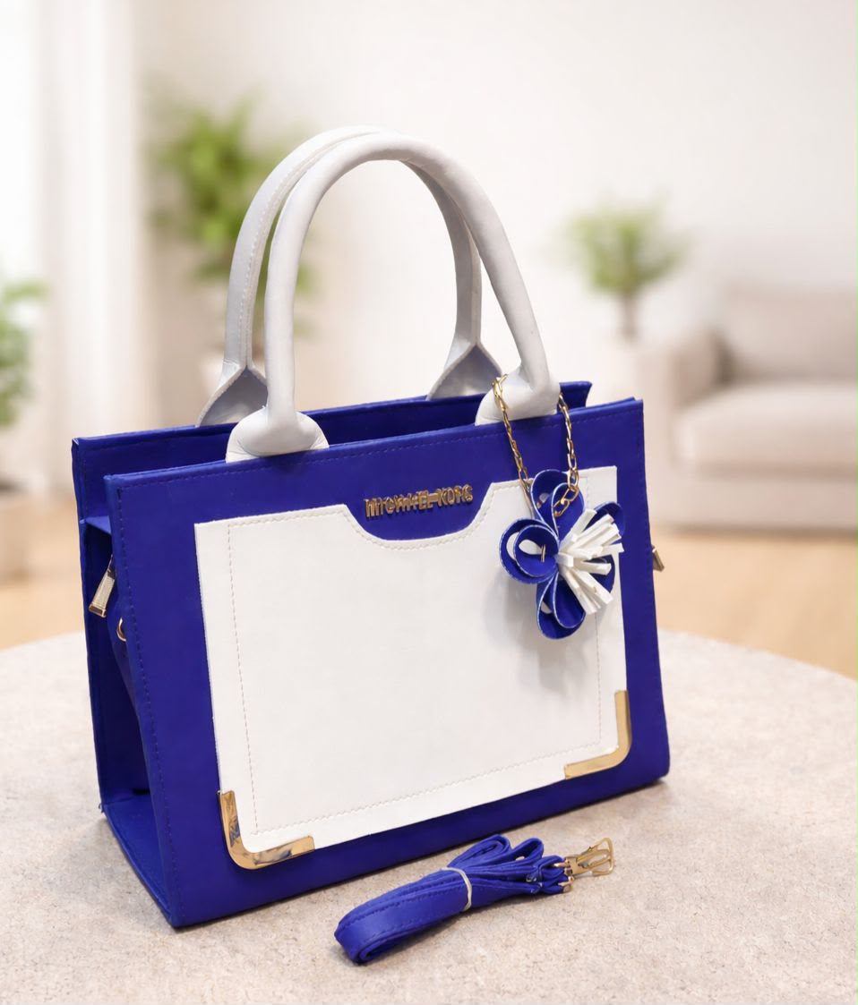 MK Premium Large Tote Bag for Women with Beautiful Keychain – Stylish & Unique Handbag
