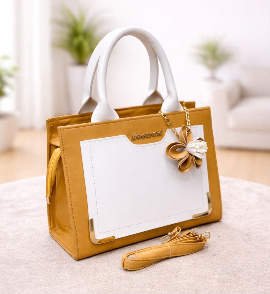MK Premium Large Tote Bag for Women with Beautiful Keychain – Stylish & Unique Handbag