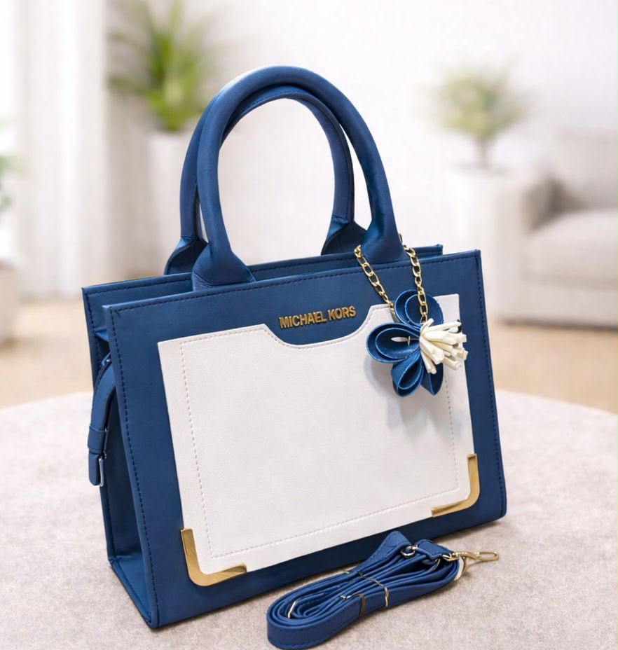 MK Premium Large Tote Bag for Women with Beautiful Keychain – Stylish & Unique Handbag
