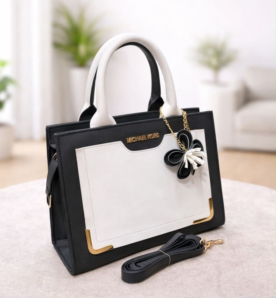 MK Premium Large Tote Bag for Women with Beautiful Keychain – Stylish & Unique Handbag