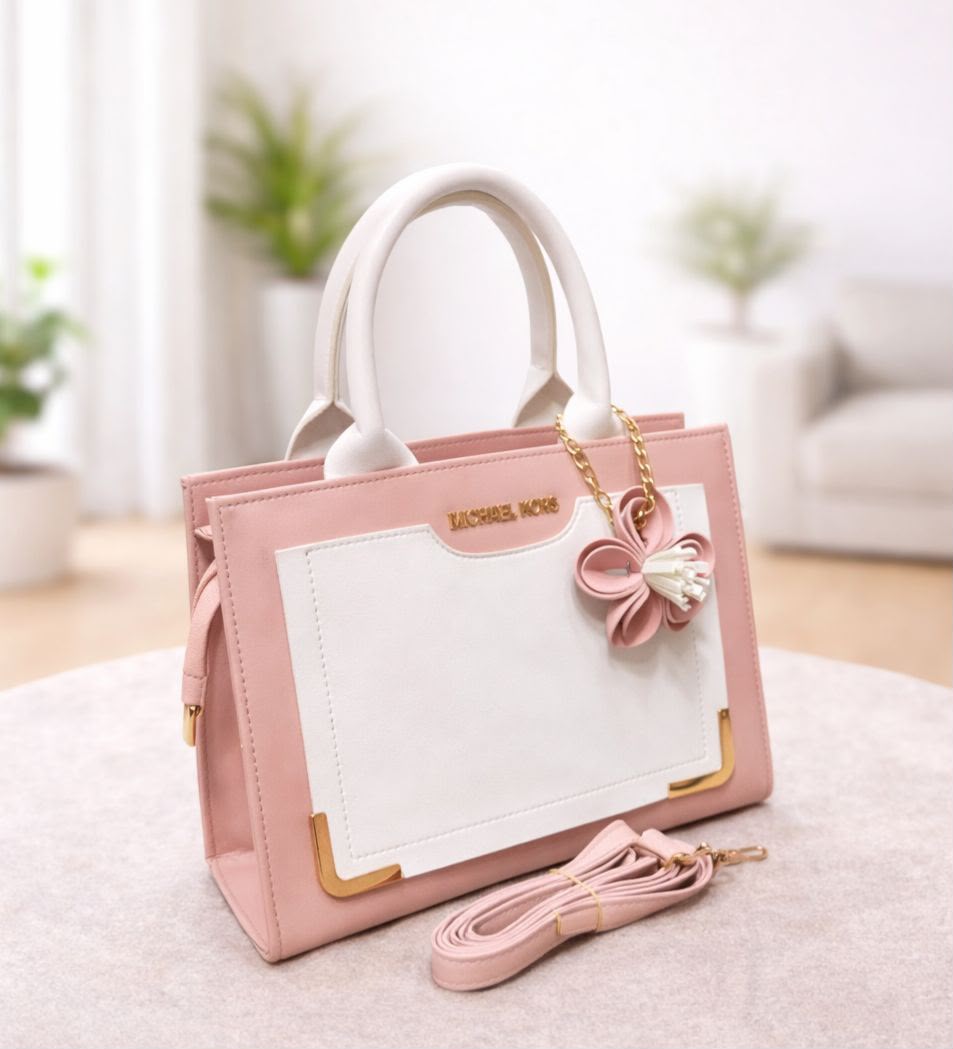 MK Premium Large Tote Bag for Women with Beautiful Keychain – Stylish & Unique Handbag