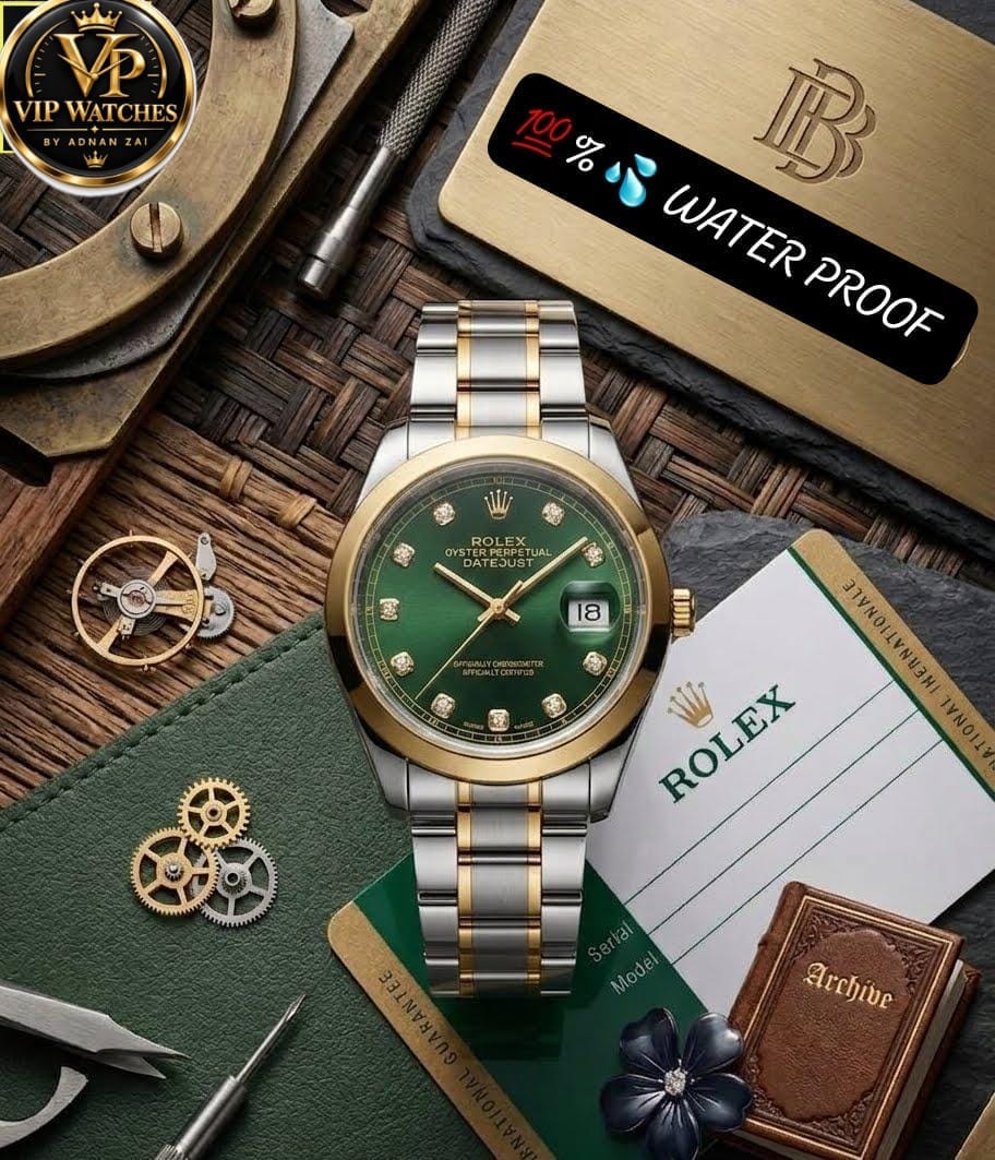Rolex Datejust Men’s Stainless Steel Watch with Working Date Display ⌚
