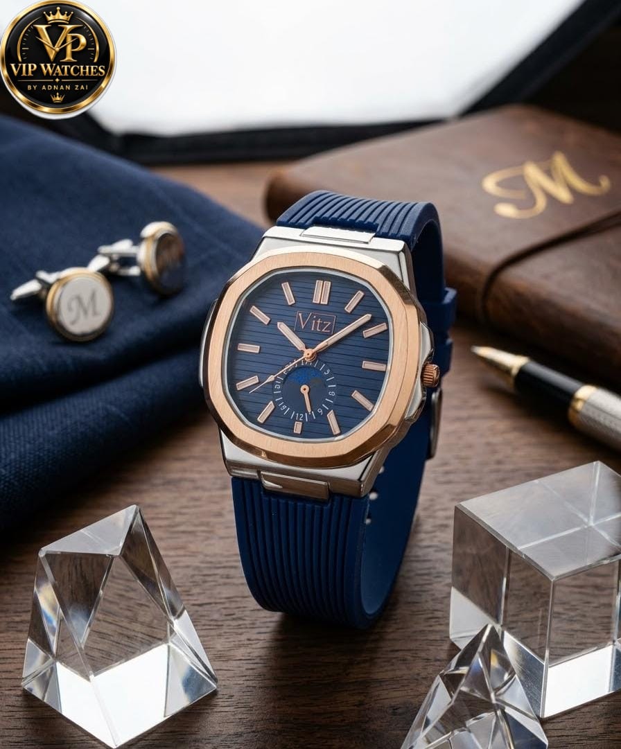 Men's Stylish Strap Watch with Attractive Dial & Premium Quality Strap