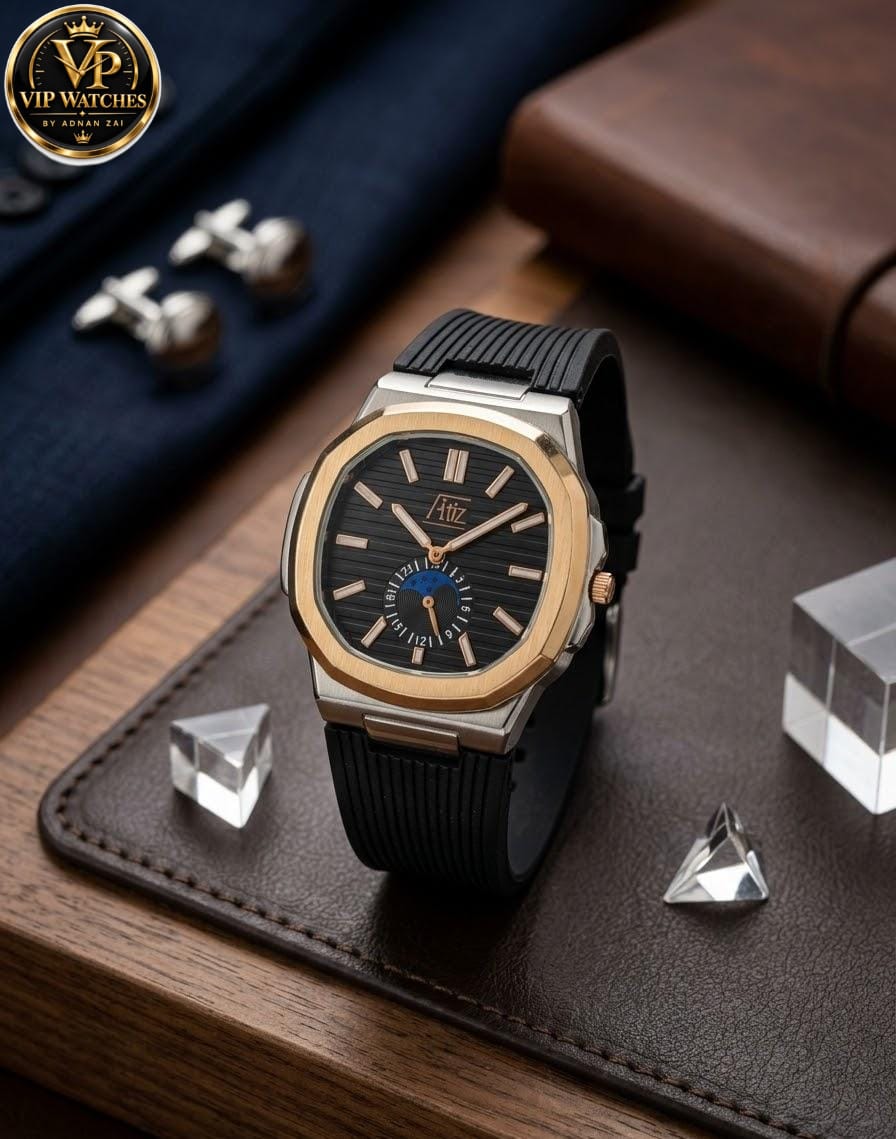 Men's Stylish Strap Watch with Attractive Dial & Premium Quality Strap