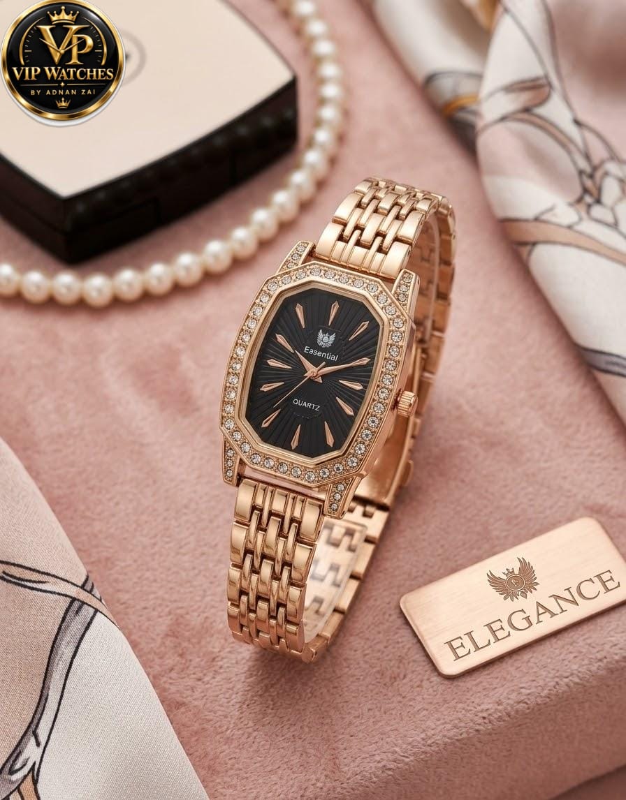 Premium Girls’ Jewelry Watch – Elegant Dial, Stylish Chain & Trendy Design ⌚