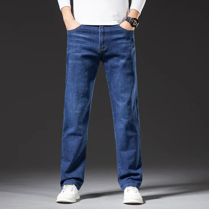 Mens Clothing Jeans Pants in Blue Color