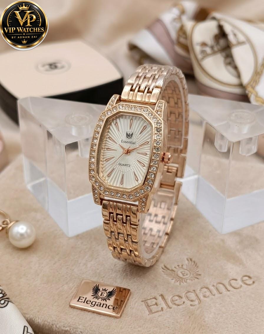 Premium Girls’ Jewelry Watch – Elegant Dial, Stylish Chain & Trendy Design ⌚