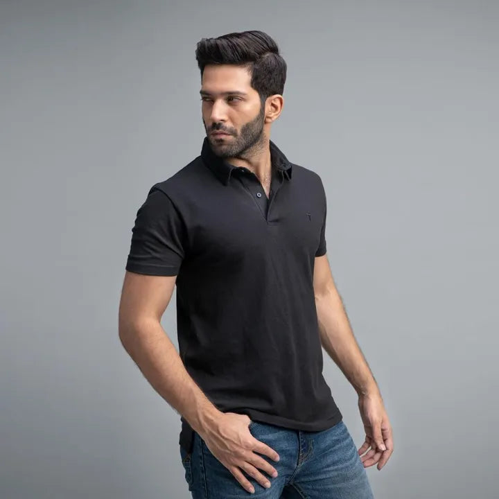 Basic Black polo shirts for men premium polo Tshirt For Men