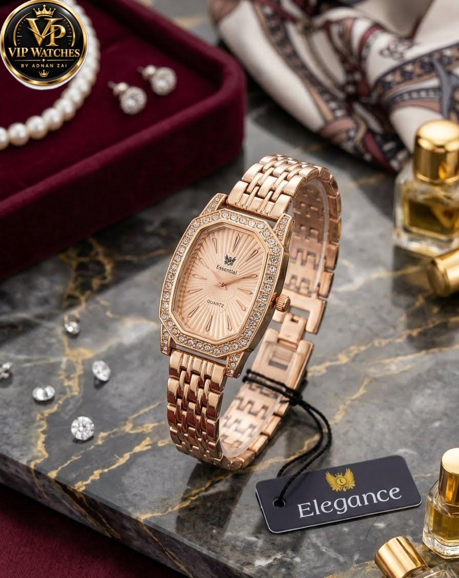 Premium Girls’ Jewelry Watch – Elegant Dial, Stylish Chain & Trendy Design ⌚